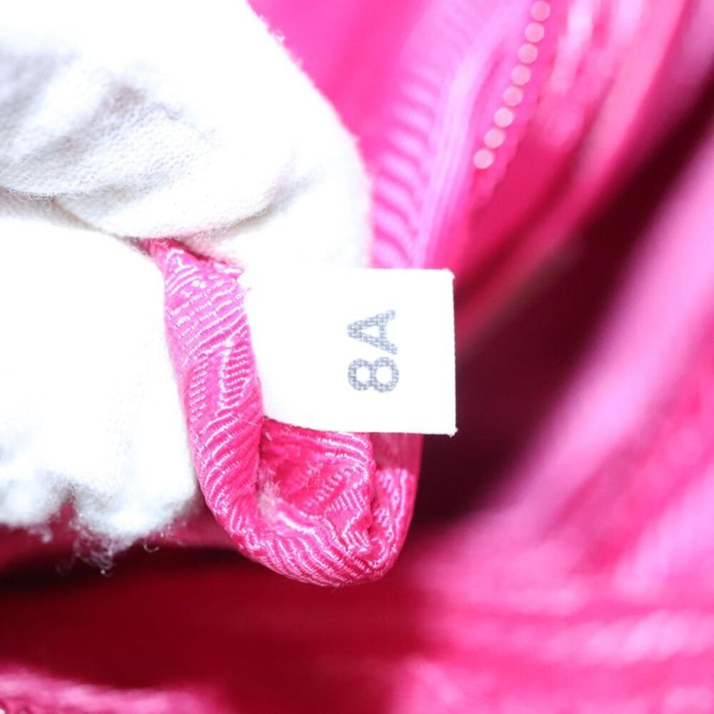 Prada Tessuto Pink Synthetic Handbag (Pre-Owned) - Picture 15 of 16
